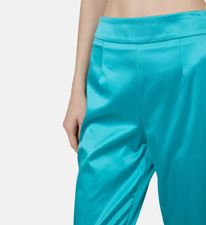 Satin Wide-leg Trousers