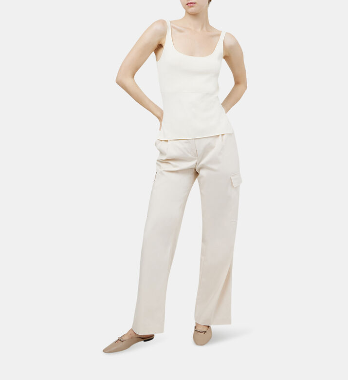 بنطال كارغو قطن معالج بنطال كارغو قطن معالج