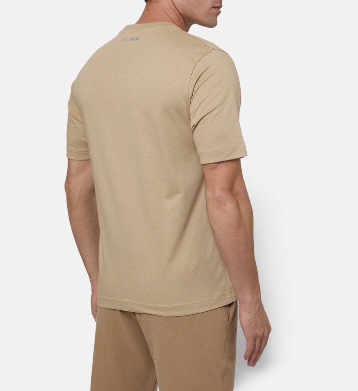 Pal Zileri Printed Peacock T-shirt, Model View