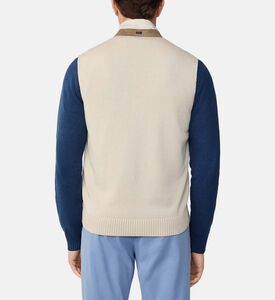 Full-zip Front High-neck Vest