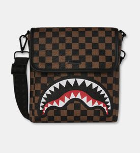 Sprayground Checkered Pattern Messenger Bag, Packshot View
