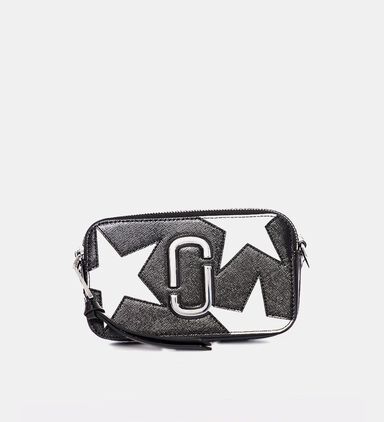 The Star Patchwork Leather Snapshot Bag