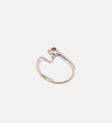 White 18k Gold Diamond Ring