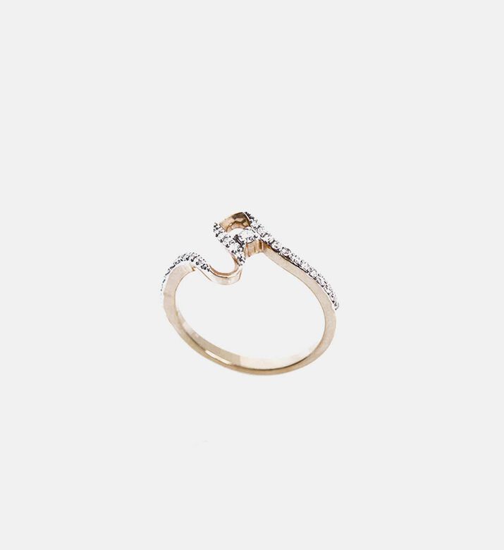 White 18k Gold Diamond Ring