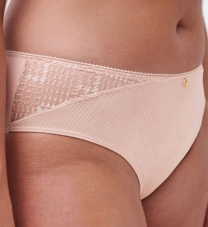 Chantelle Lace Side Panels Briefs, Model View