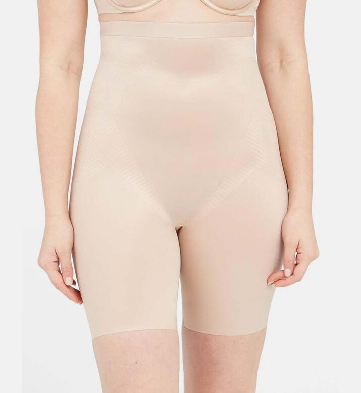 High Waisted Mid Thigh Shorts