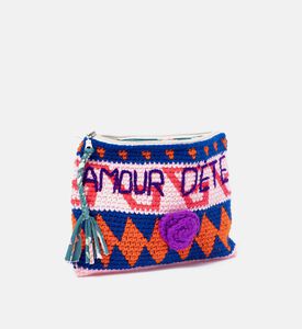 حقيبة يد بمقابض خيزران