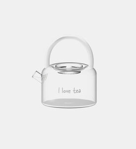 إبريق شاي زجاج بورسليكات بمصفاة