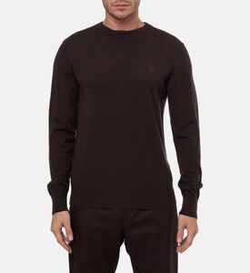 The Kooples Embroidered Logo-detail Tailored Sweater, Model View