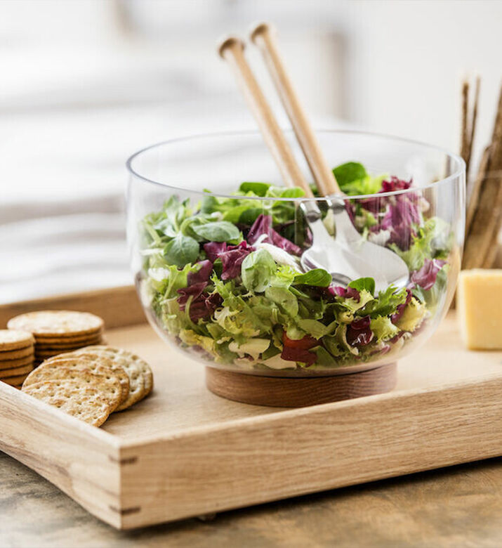 أدوات تقديم السلطة ناتشور من خشب البلوط أدوات تقديم السلطة ناتشور من خشب البلوط