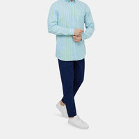Dobby Striped Button-down Shirt