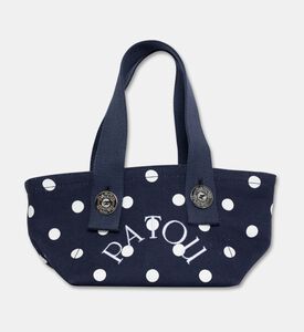 Patou Polka-dot Embroidered Logo Tote Bag, Packshot View