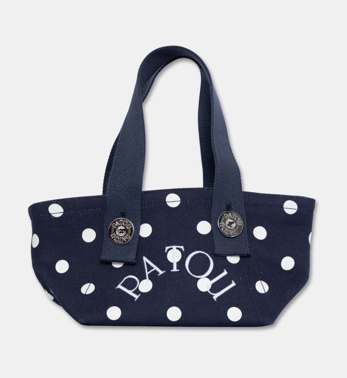 Patou Polka-dot Embroidered Logo Tote Bag, Packshot View