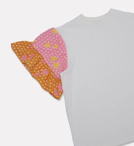 Stella McCartney Ruffle Layered-print Sleeve T-shirt, Packshot View