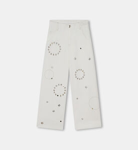 بنطال بقطن التويل بـ 5 جيوب