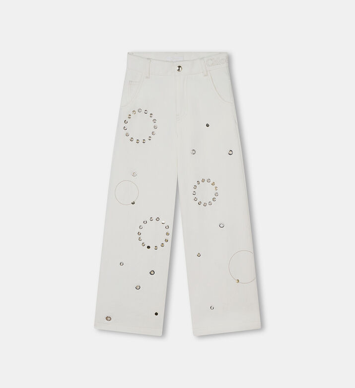 Cotton Twill 5-pockets Pants