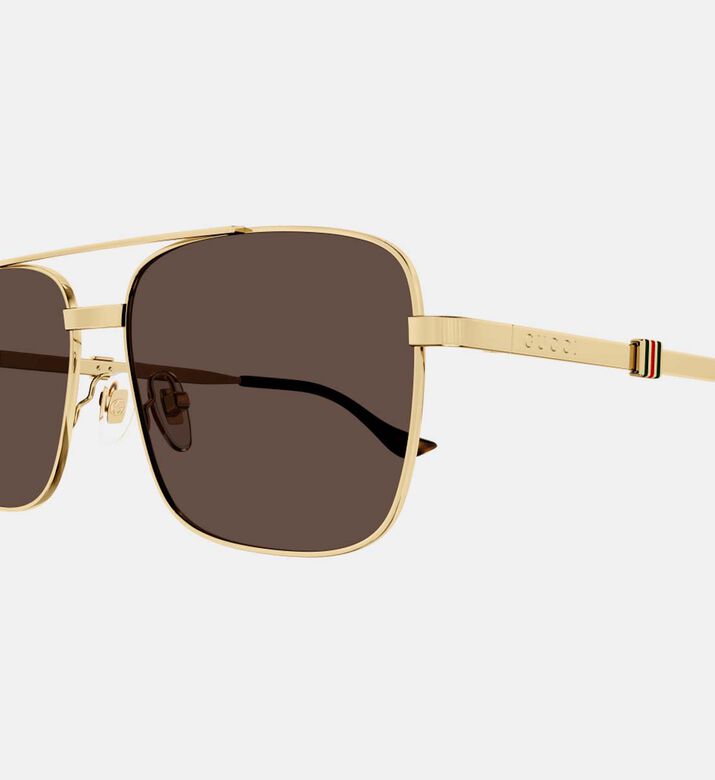 Metal Square Shape Sunglasses 58