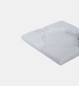 منفضة سجائر رخامية سميكة ذات سيجار واحد