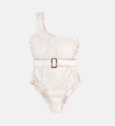 Stone Chique Belted Swimsuit