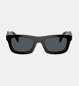 Prada Square-shaped Acetate Black Frame Sunglasses, Packshot View