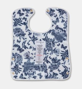 Tartine et Chocolat Canvas Baby Bib, Blue, Packshot View