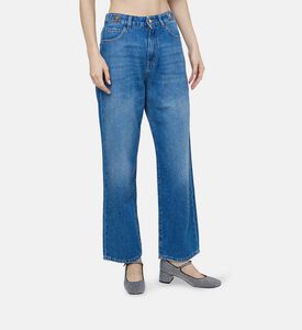 بنطال دنيم موم بأحجار الراين