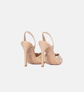 صندل بسير خلفي مفتوح جلد