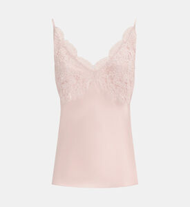 Sleeveless Embroidered-flower Top