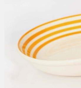 Easy Life Ceramic Color Mix Round-shape Bowl, Yellow, Packshot View
