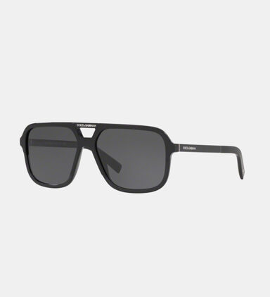 Thick Square Frame Sunglasses 58
