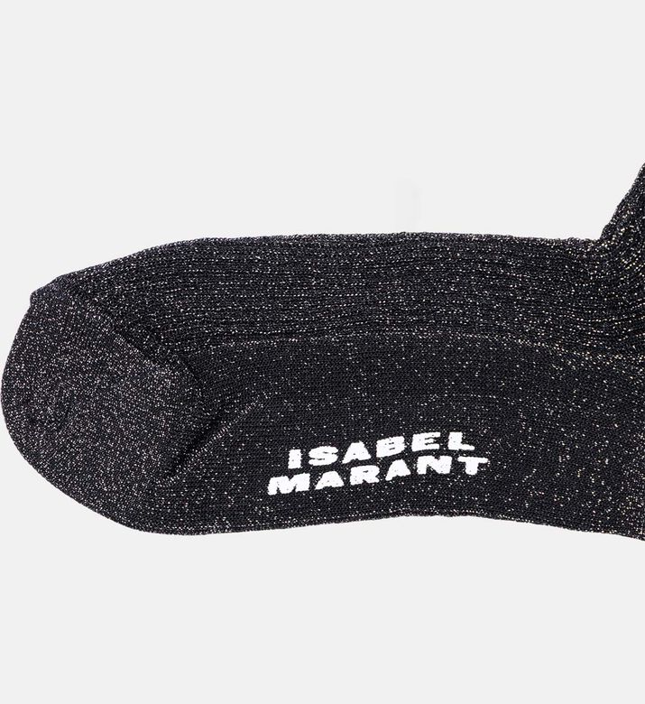 Loula Screen-printed Logo Socks