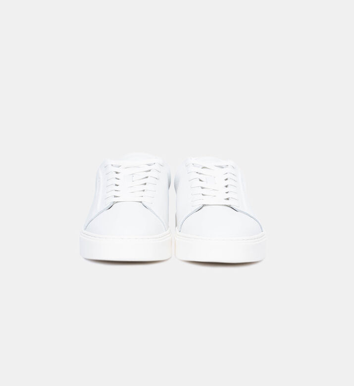 Leather Low-top Lace-up Sneakers