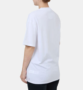 تيشيرت قطن برقعة لوغو