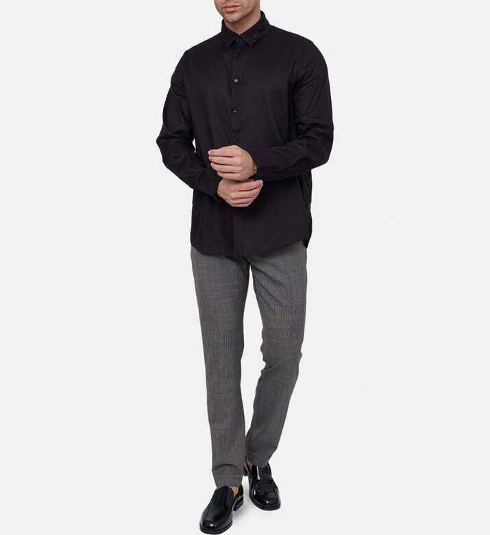 Ramis Linen Cotton Long-sleeve Shirt