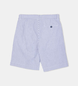 Cotton Stripped Bermuda Shorts