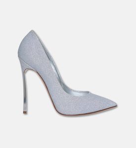 Casadei Glitter Pointed-toe Stiletto Pumps, Silver, Eu-40, Packshot View