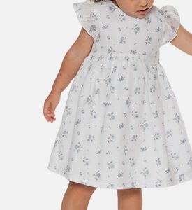 فستان أوجيني بطبعة أزهار للبنات