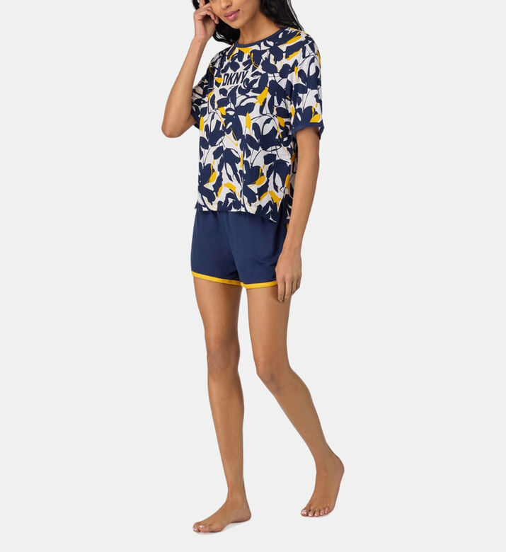Floral-print Short Pajama Set