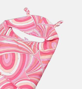 Abstract-print Swaddle
