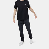 Men Monogram Embroidery T-shirt