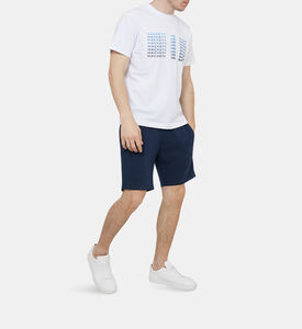 تيشيرت رياضي قطن بشعار متلاشي