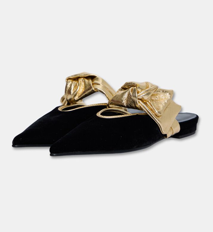 Atana Knotted Leather Slippers, Packshot View