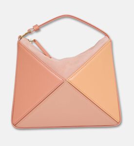 Mlouye Flex Calf Leather Mini Hobo Bag, Peach, Packshot View