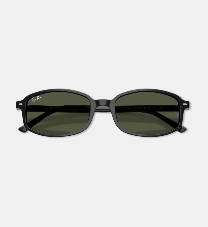 Rayban Rectangular-shaped Acetate Frame Sunglasses, Packshot View