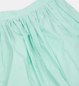 تنورة واسعة بحافة صدفية