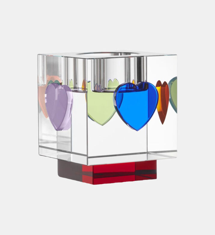 Lea Heart Crystal Tealight Holder