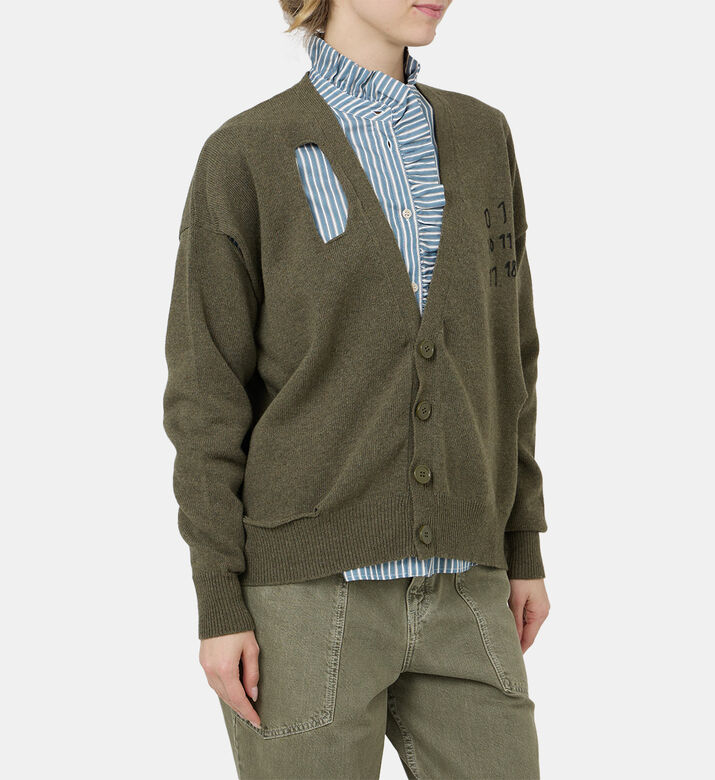 كارديغان بمزيج صوف بلوغو أرقام