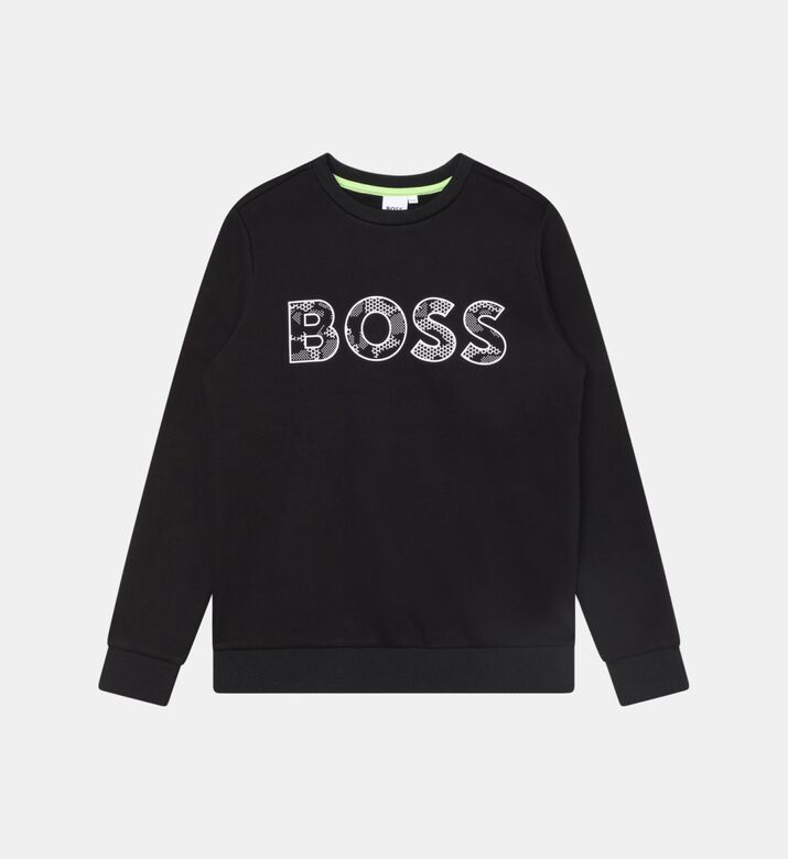 Brushed Cotton Round Neck Sweatshirt