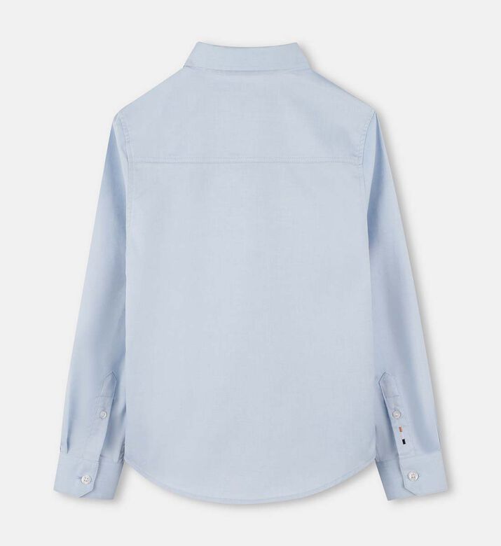 Classic Long-sleeve Embroidered Logo Shirt