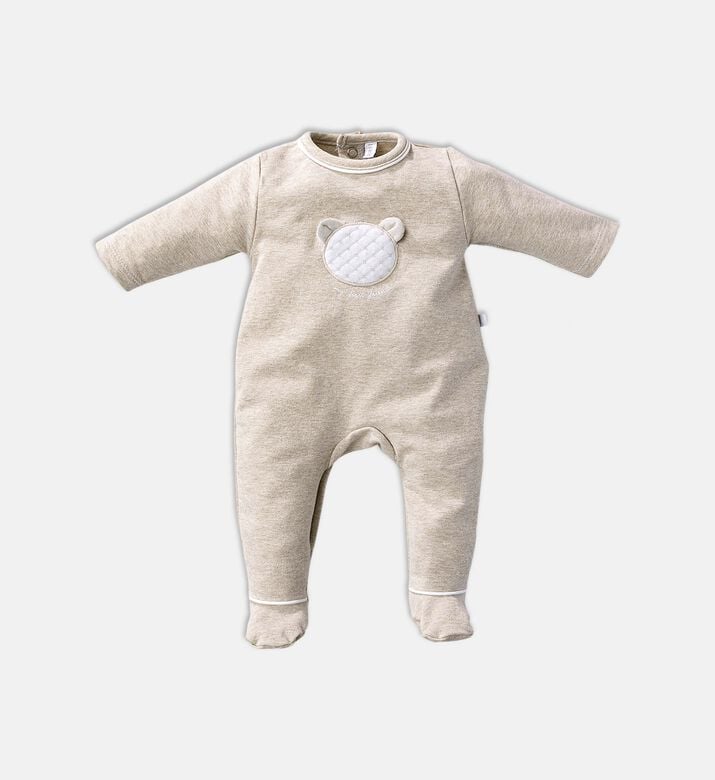Teddy Bear Quilted Romper
